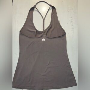 ALO taupe workout tank